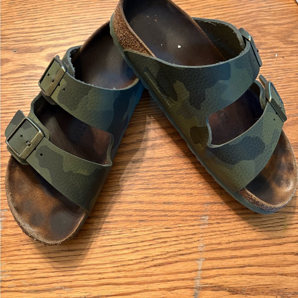 Birkenstock Camouflage     Arizona Sandals.                      Size 37